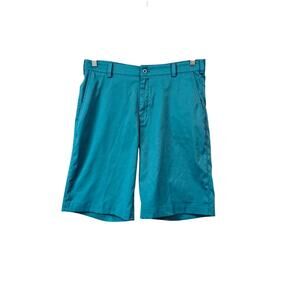 Nike Golf Tour Performance Shorts - Size 33 - Teal/Green